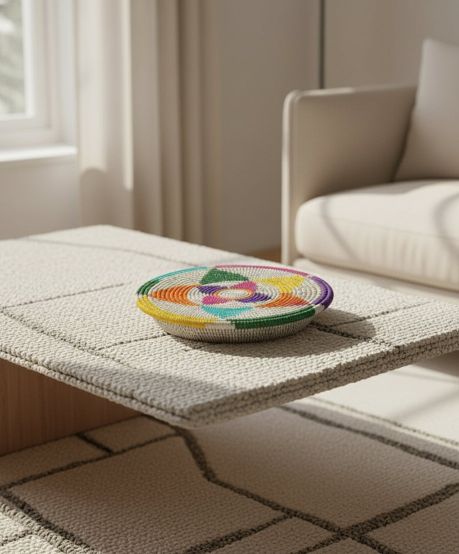 Panier Grand Modèle DIAGOU_12 en Fibre Naturelle – Artisanat Authentique pour Une Déco Élégante et un Rangement Spacieux
