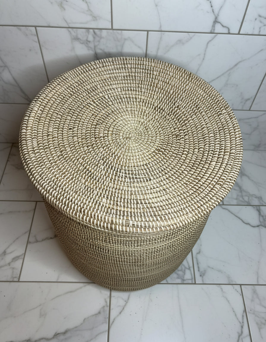Panier Grand Modèle DIAGOU 14 en Fibre Naturelle – Artisanat Authentique & Rangement Spacieux
