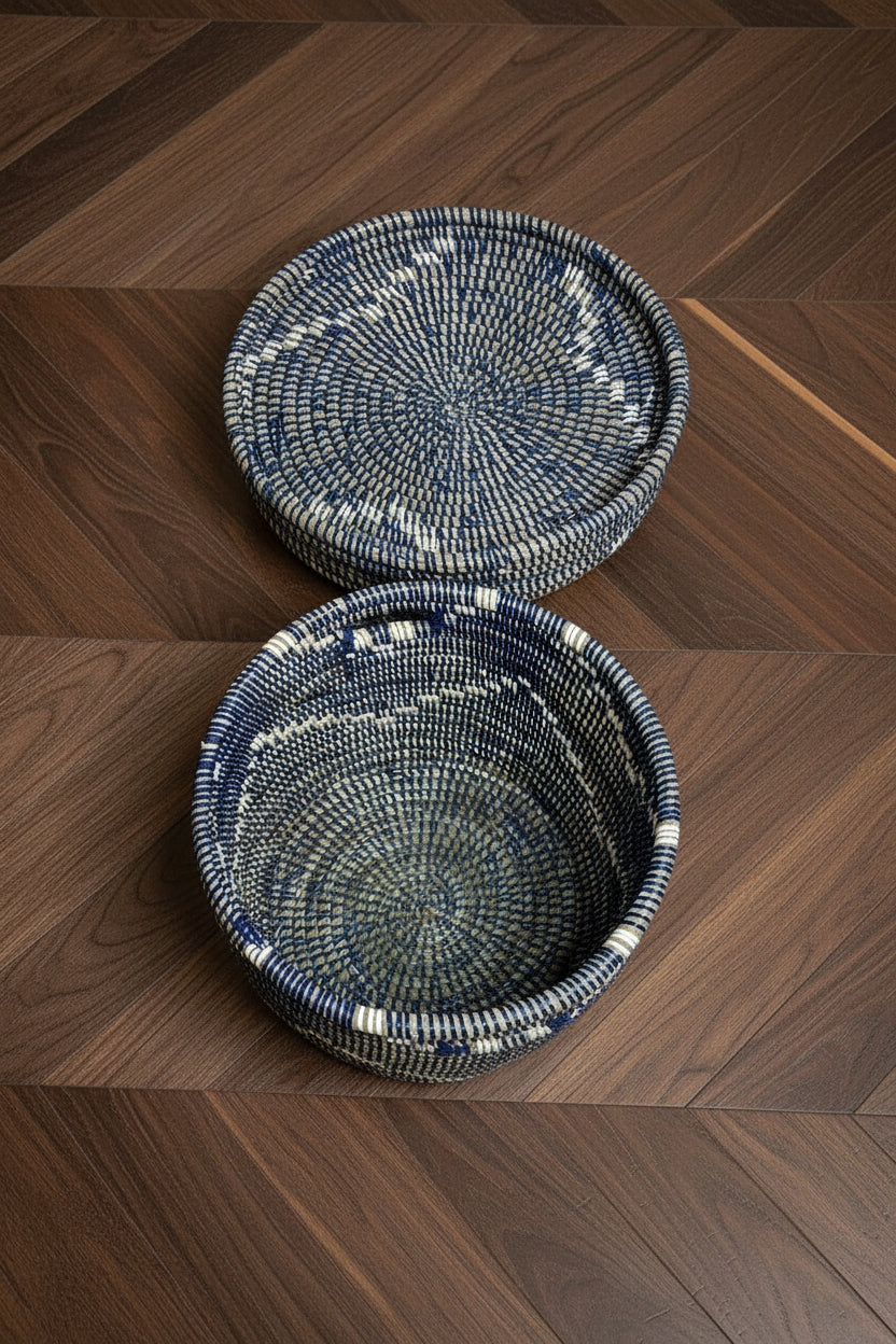 Panier DIAGOU 17 – Modèle Moyen en Fibre Naturelle, Une Pièce Artisanale au Style Intemporel