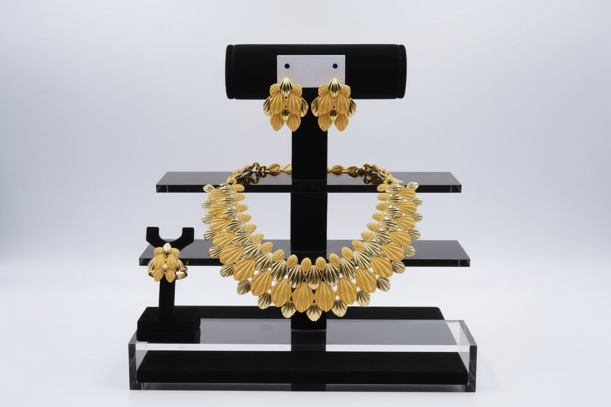 Parure de bijoux en Plaqué-Or sous garantie