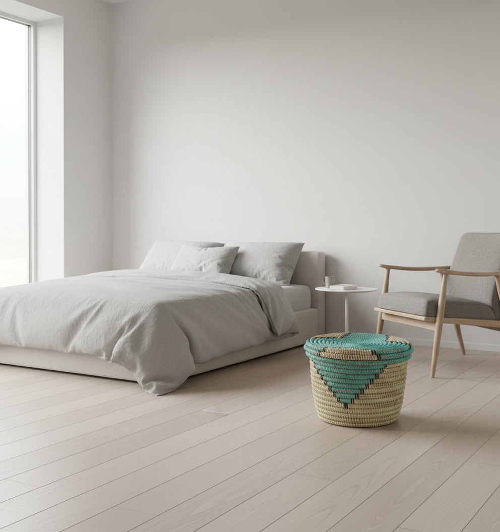 Panier Petit Modèle DIAGOU_5 en Fibre Naturelle – Artisanat Sénégalais pour une Déco Intérieure Élégante et un Rangement Pratique