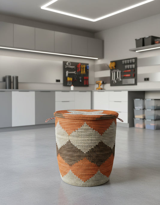 Panier DIAGOU_7 en Fibre Naturelle – Design Authentique pour une Déco Élégante et un Rangement Harmonieux