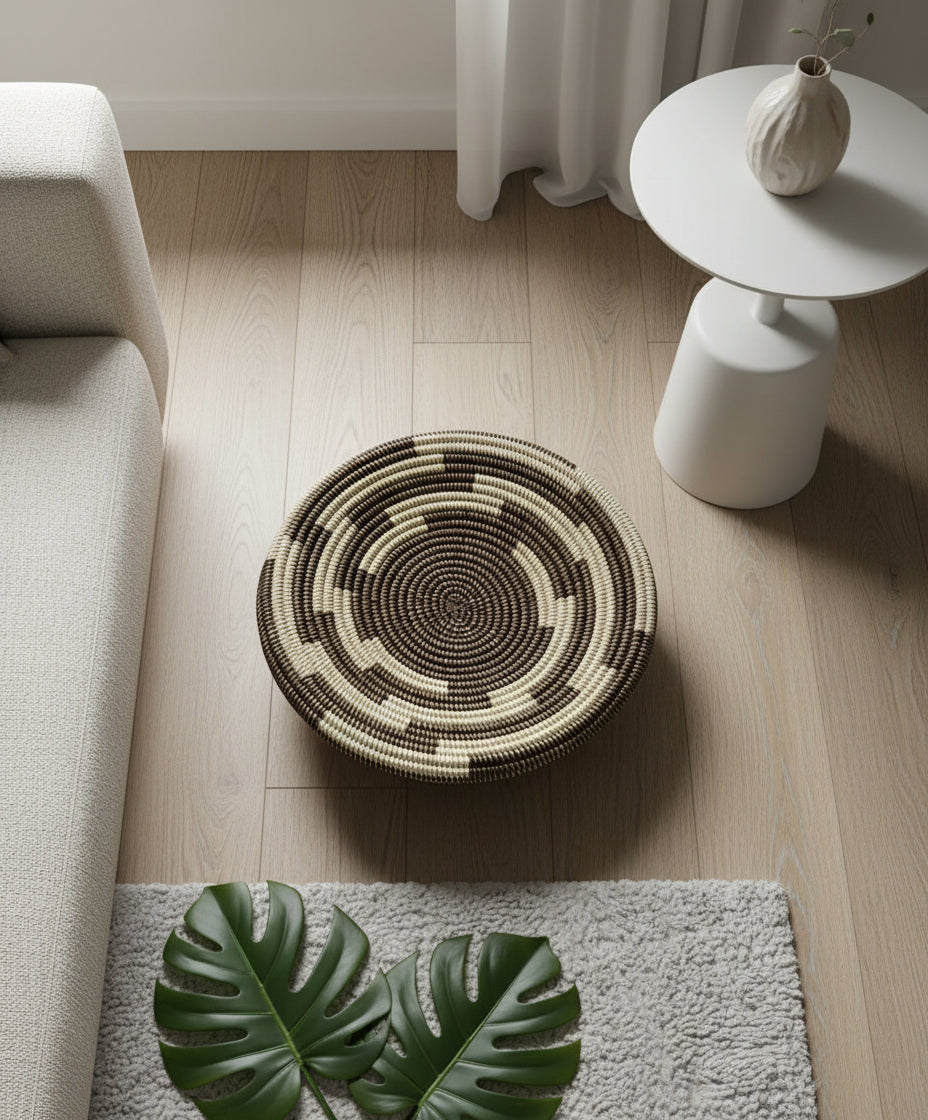 Panier Grand Modèle DIAGOU_9 en Fibre Naturelle – Artisanat Authentique pour Sublimer votre Intérieur et Offrir un Rangement Spacieux