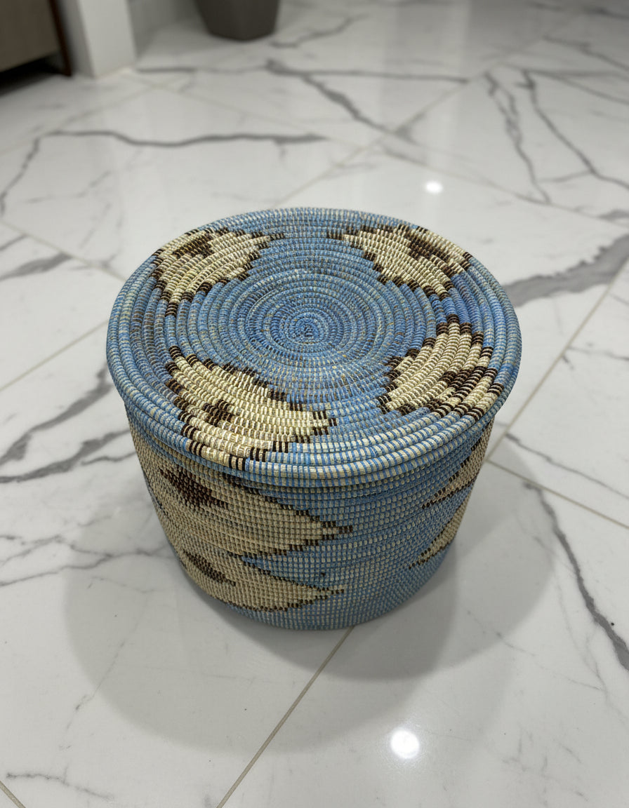 Panier Grand Modèle DIAGOU 15 en Fibre Naturelle – Artisanat Authentique & Rangement Spacieux