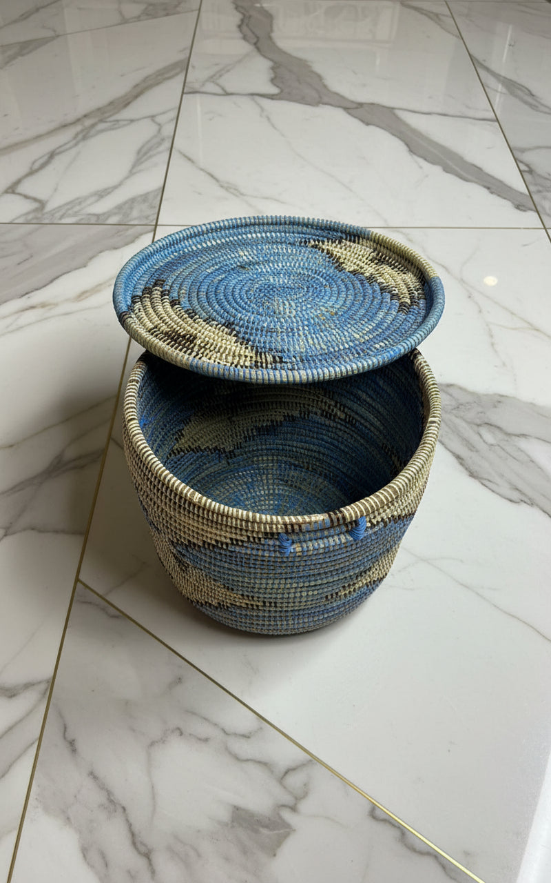 Panier DIAGOU 15 – Modèle Moyen en Fibre Naturelle, Fait Main pour un Rangement Harmonieux