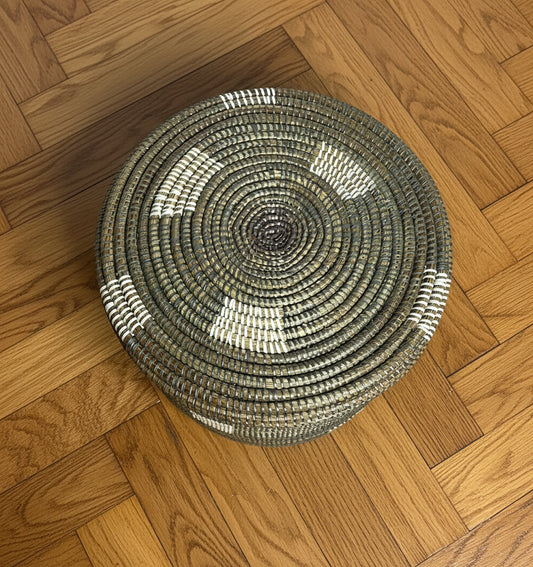 DIAGOU 16 – Panier Moyen en Fibres Naturelles, Idéal pour un Rangement Soigné et Pratique