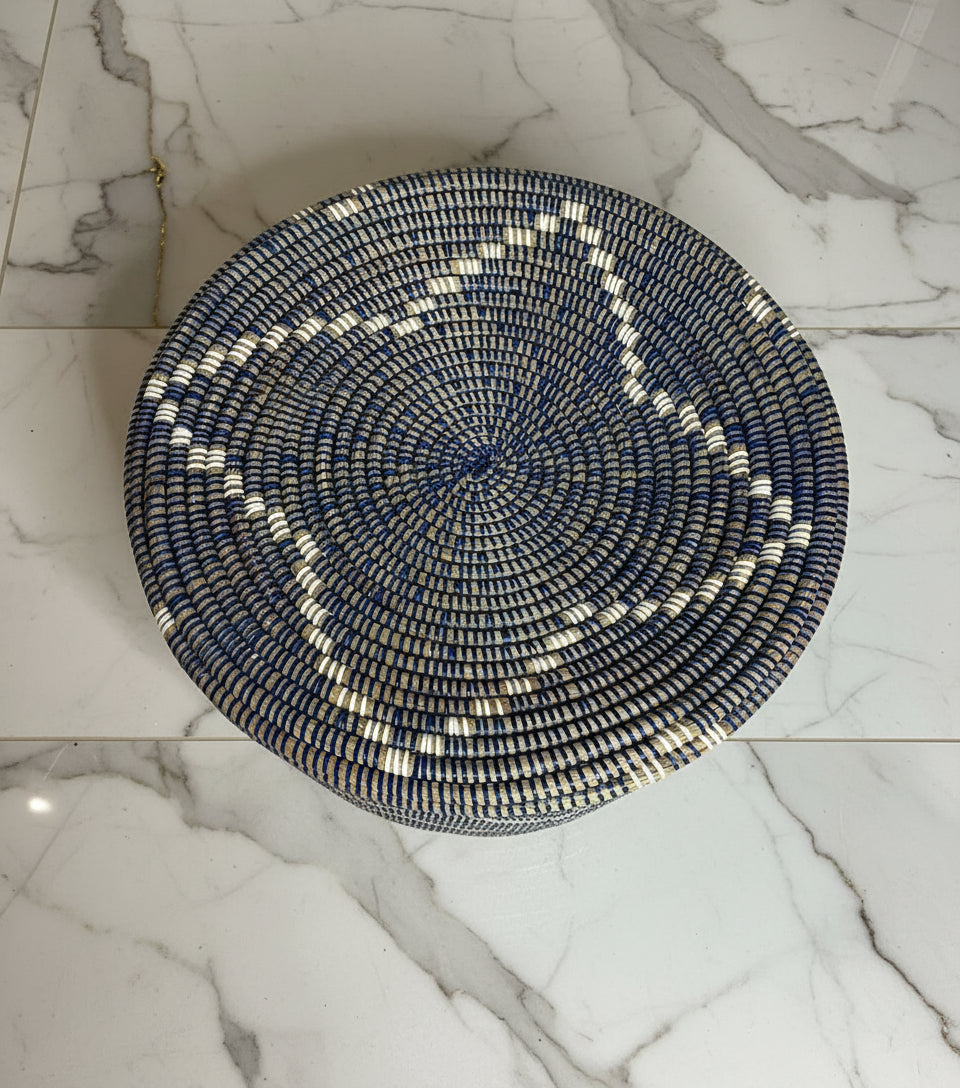 Panier Grand Modèle DIAGOU 17 en Fibre Naturelle – Une Pièce Artisanale Majestueuse pour Votre Intérieur