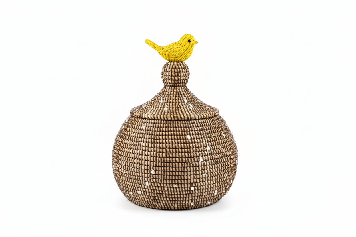 Petit panier artisanal pour petits rangements