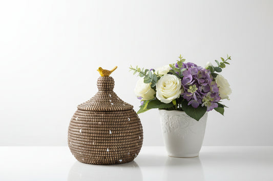 Petit panier artisanal pour petits rangements