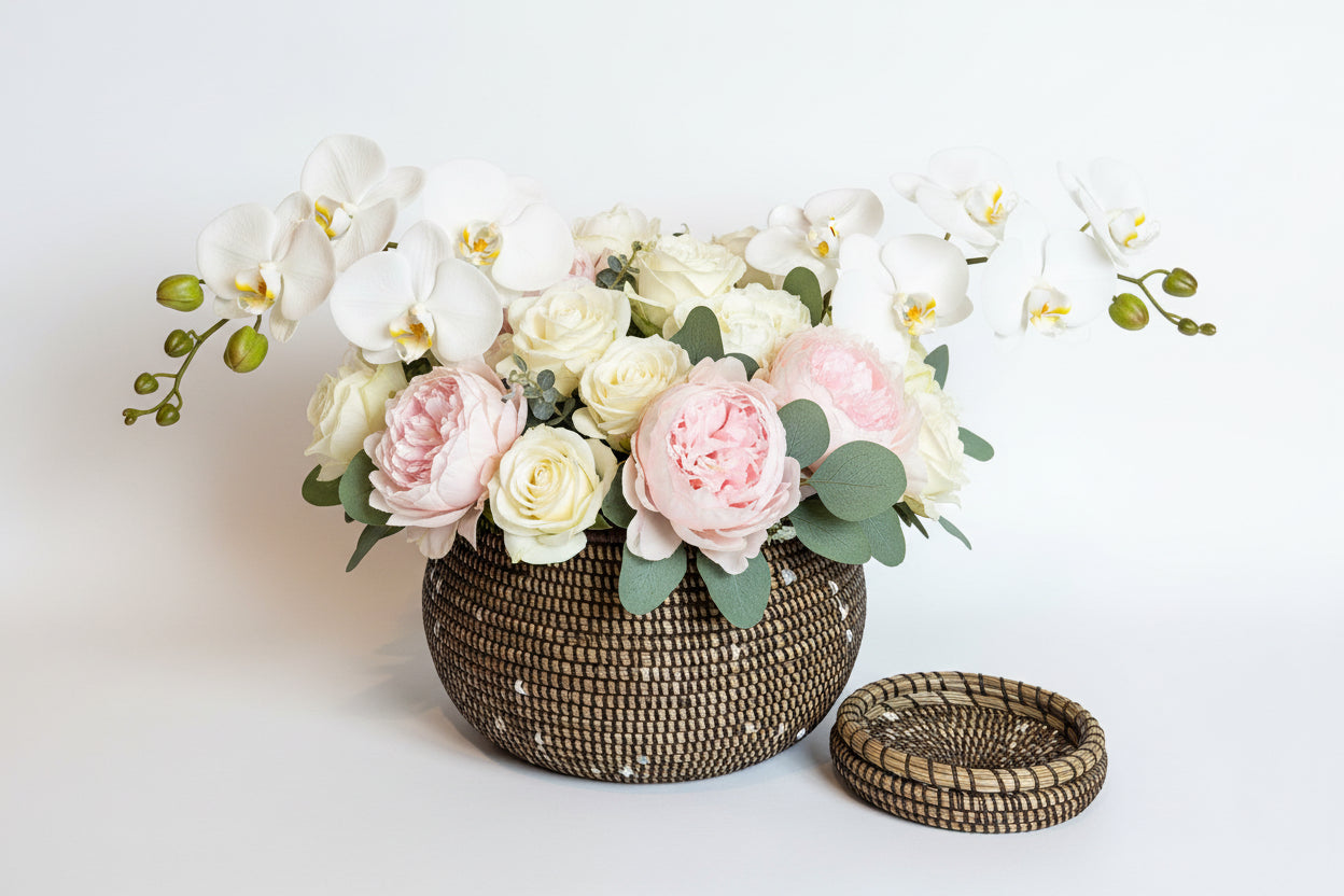 Petit panier artisanal pour petits rangements