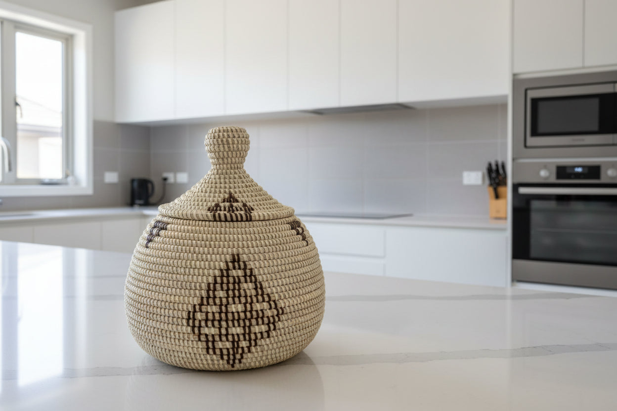Panier en paille pour vos petits rangements