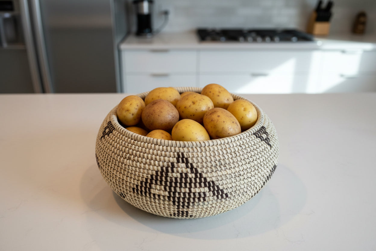 Panier en paille pour vos petits rangements