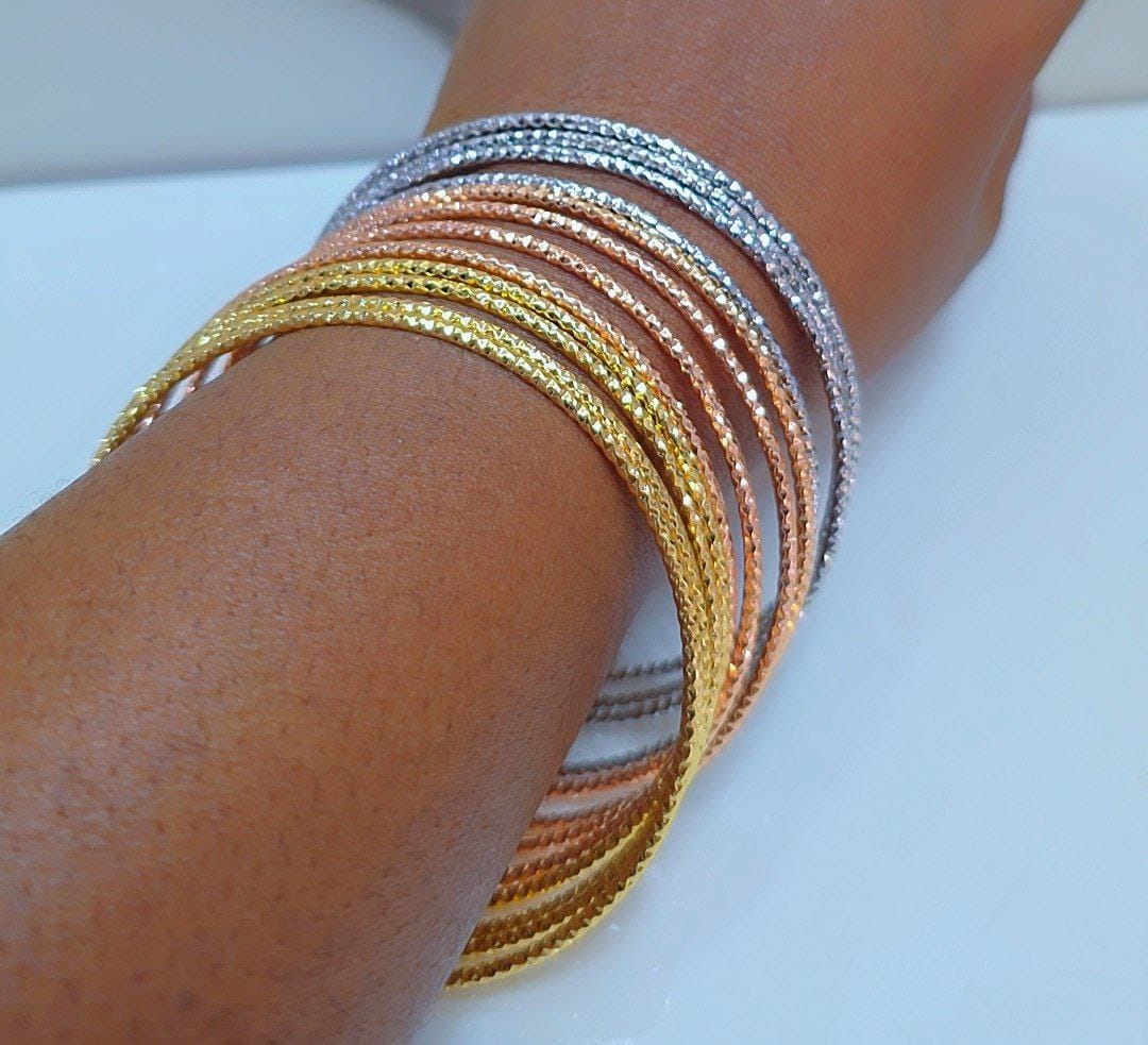 Bracelets en plaqué et perlé pour femme