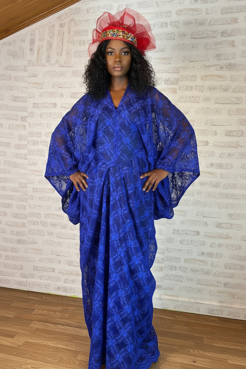 Robe tendance en dentelle très doux au porté et idéale pour vous sublimez lors de vos cérémonies