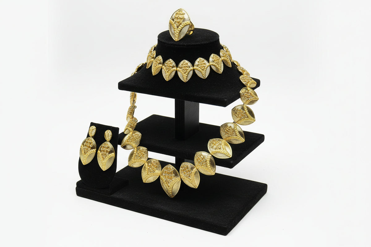 Parure de bijoux en Plaqué-Or sous garantie
