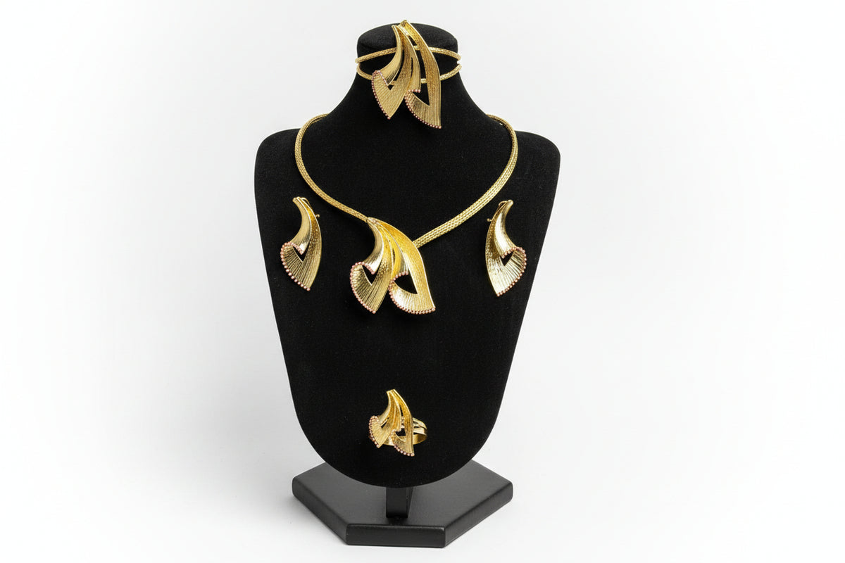 Parure de bijoux en Plaqué-Or sous garantie