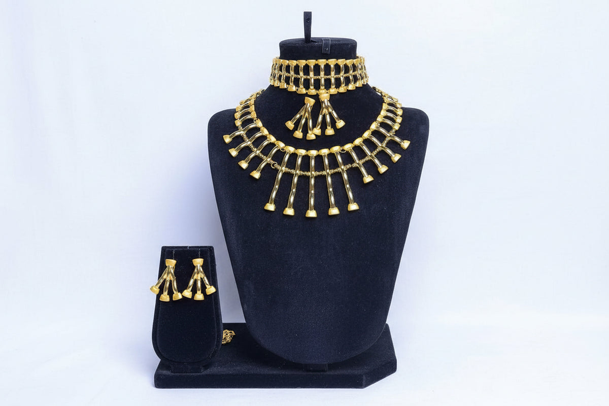 Parure de bijoux en Plaqué-Or sous garantie