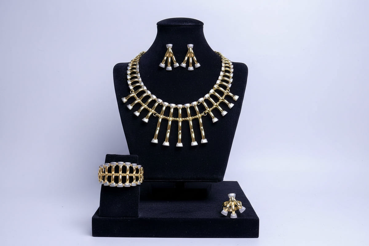 Parure de bijoux en Plaqué-Or sous garantie