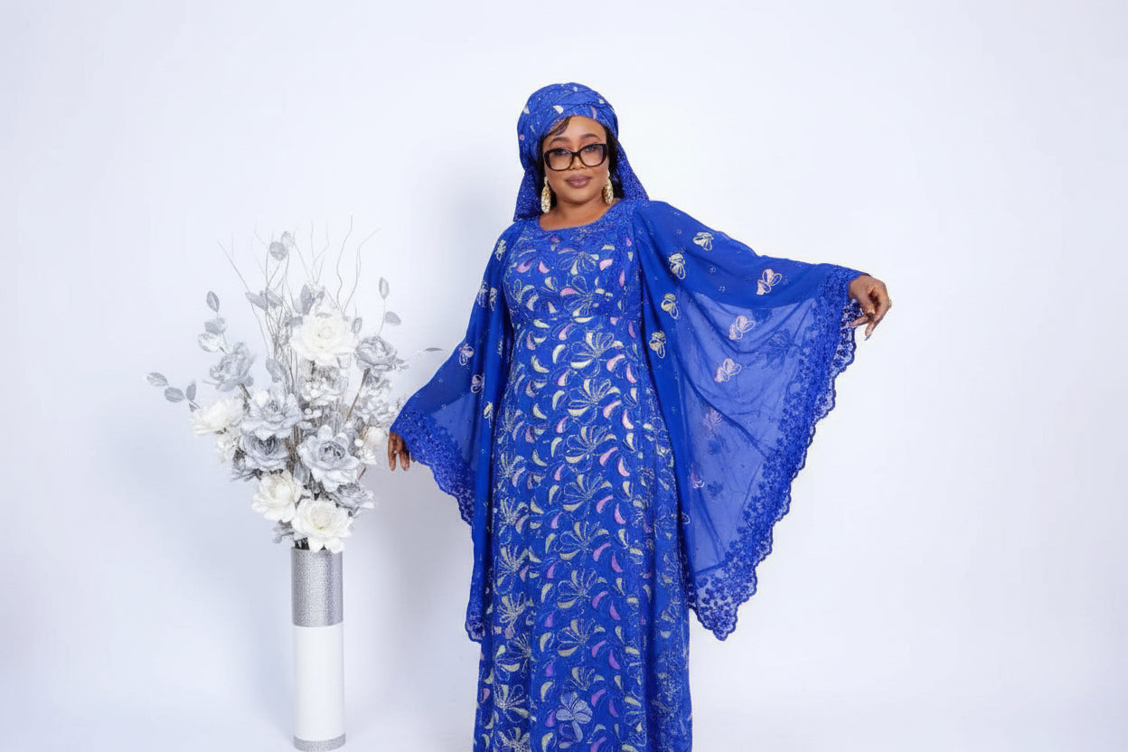 Tenue africaine, tendance sénégalaise, brodé Lafaya cristal sublime et tendance pour vos cérémonies