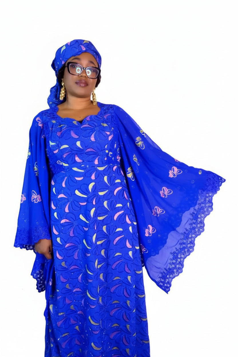 Tenue africaine, tendance sénégalaise, brodé Lafaya cristal sublime et tendance pour vos cérémonies