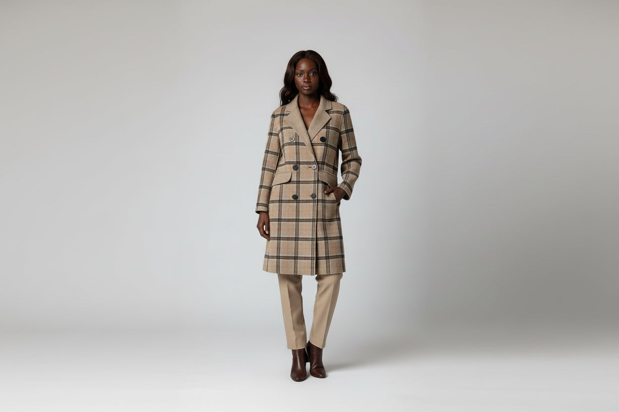 Veste, Manteau taille M pour femme, chic et tendance composé de 65% coton et 35% polyester
