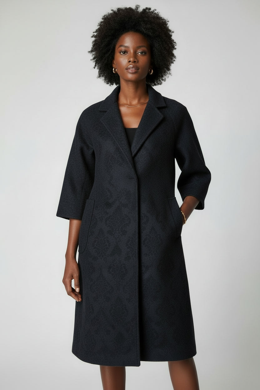 Veste, Manteau taille M pour femme, chic et tendance composé de 65% coton et 35% polyester