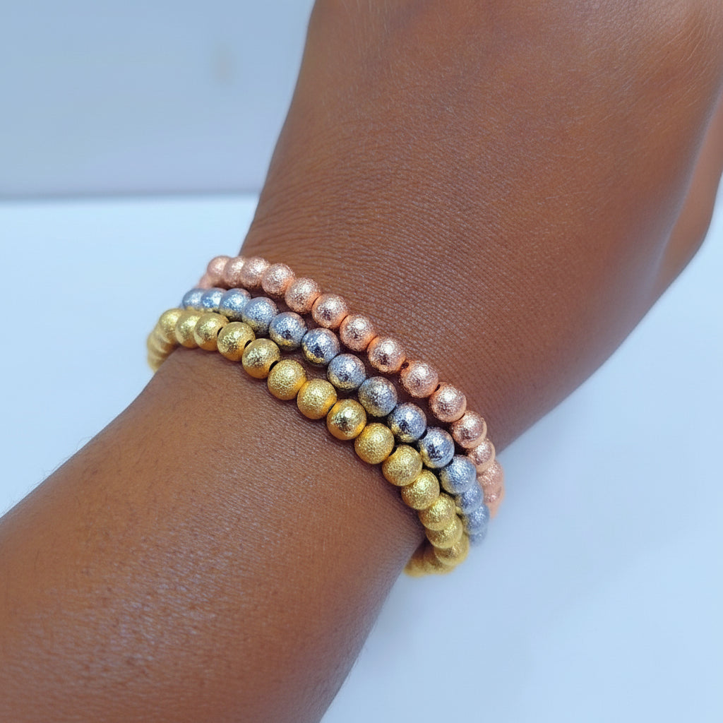 Bracelets en plaqué et perlé pour femme